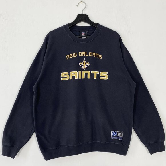 Vintage New Orleans Saints Crewneck Sweatshirt, New Orleans NFL Football Shirt - Picture 1 of 2